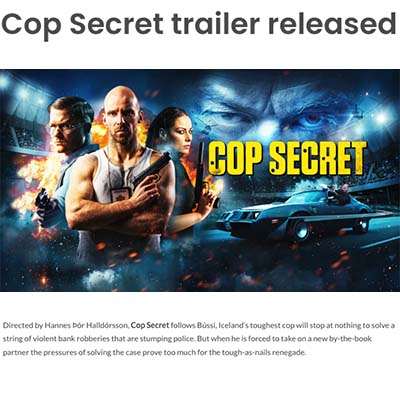 Cop Secret Trailer Released